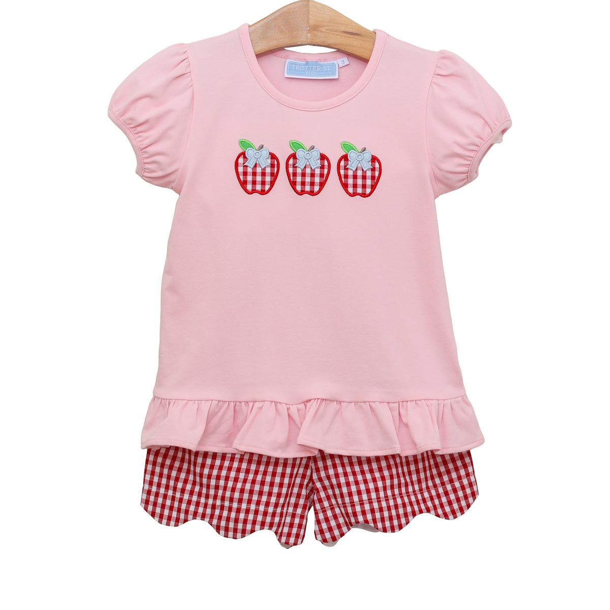 Apple trio ruffle set