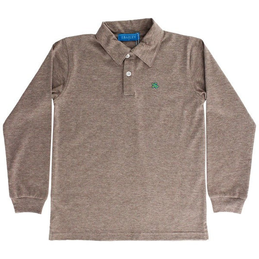 Harry l/s polo-Bark