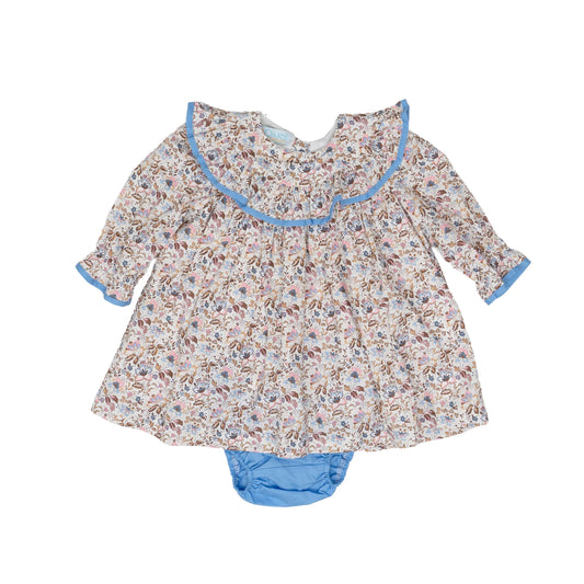 Pink/Blue Floral Layla Bloomer set