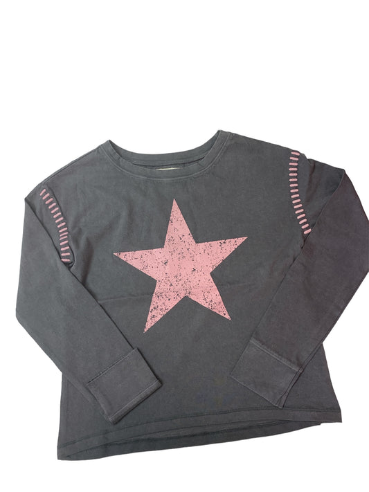 Asphalt LS Star Emb Tee