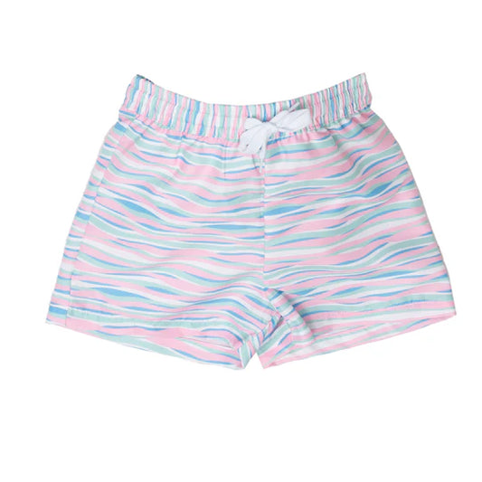 the oaks beachy stripe swim trunk