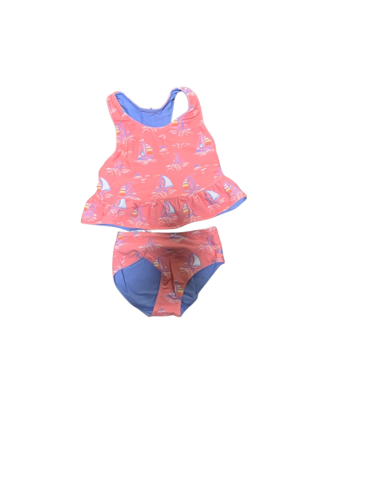 Pink Seas the Day Reversible Tankini