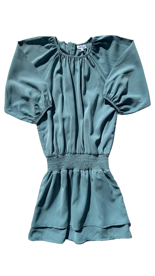 Rory dress winter teal