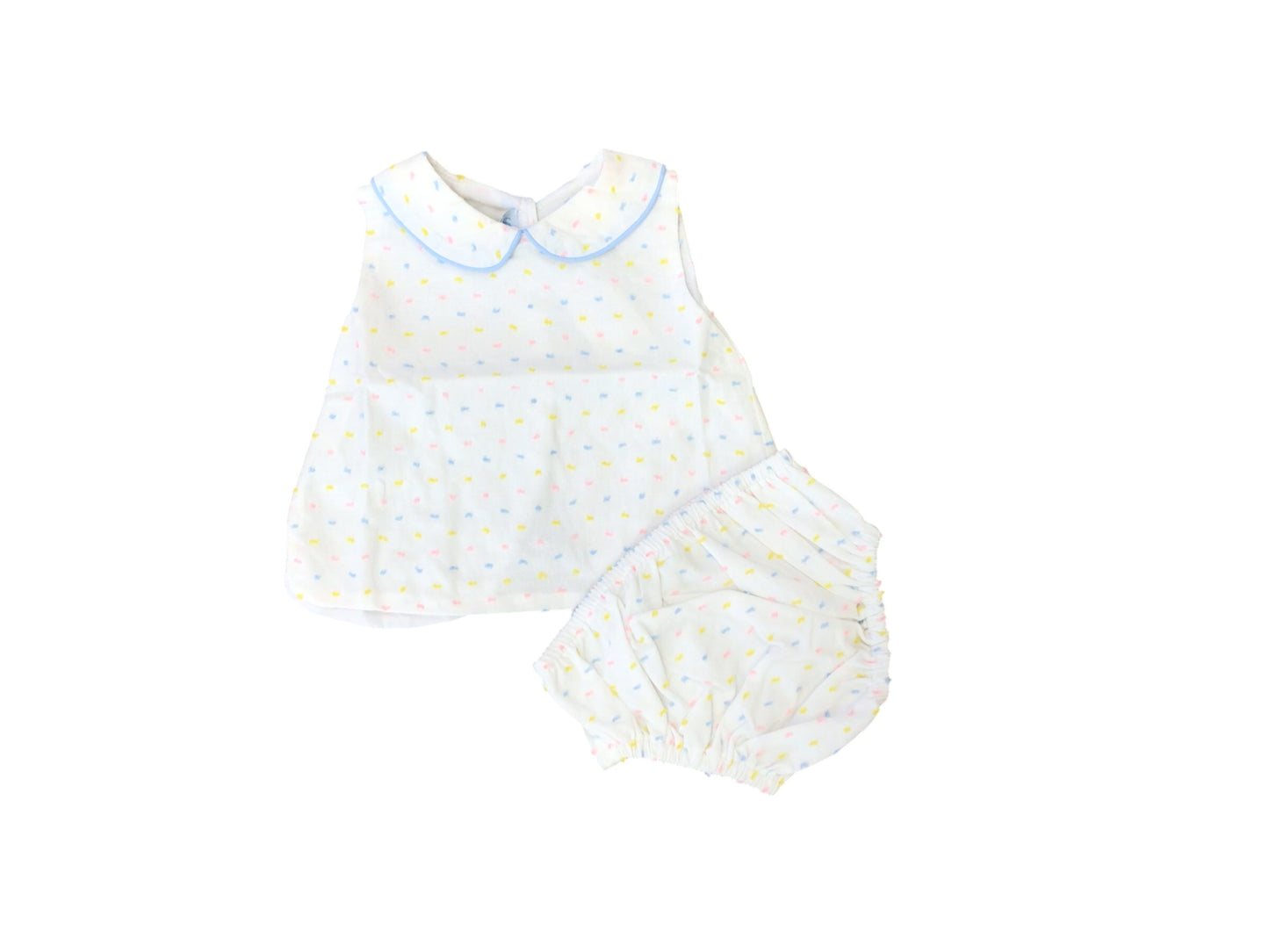 Raleigh Diaper Set-Pastel Swiss Dot