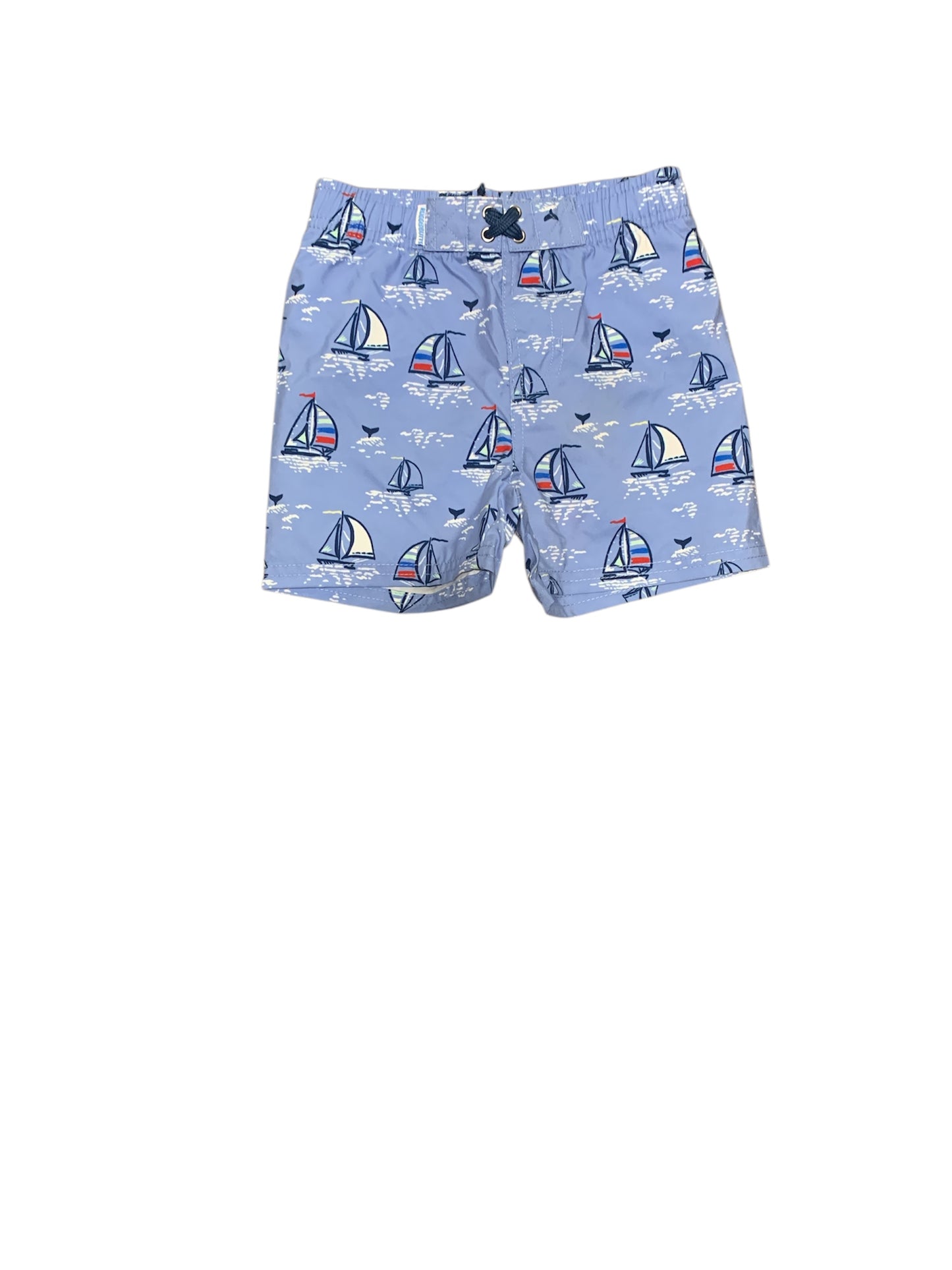 Blue Seas the Day Swim Trunk