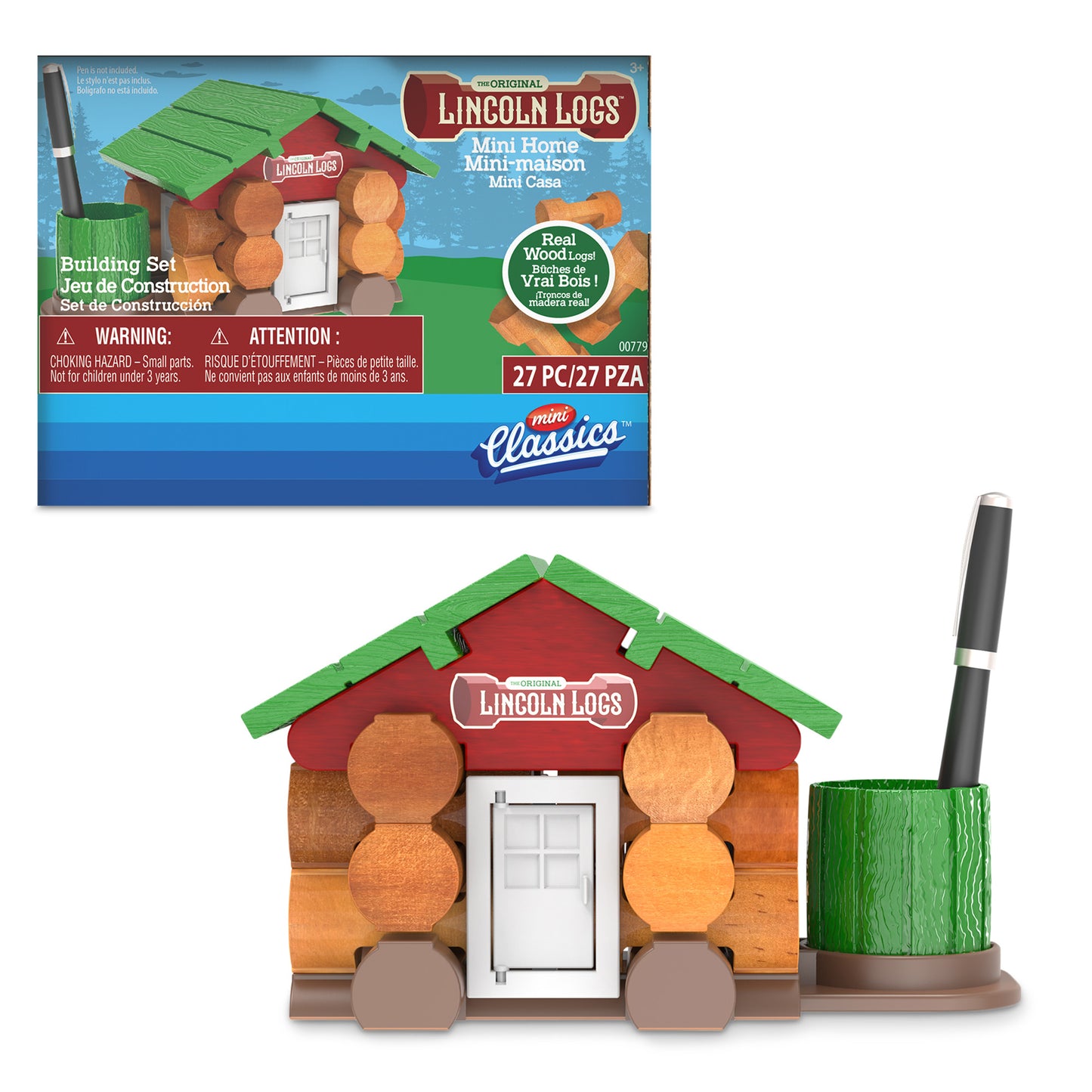 Lincoln Logs mini home