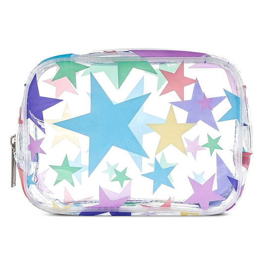 Stars clear cosmetic case