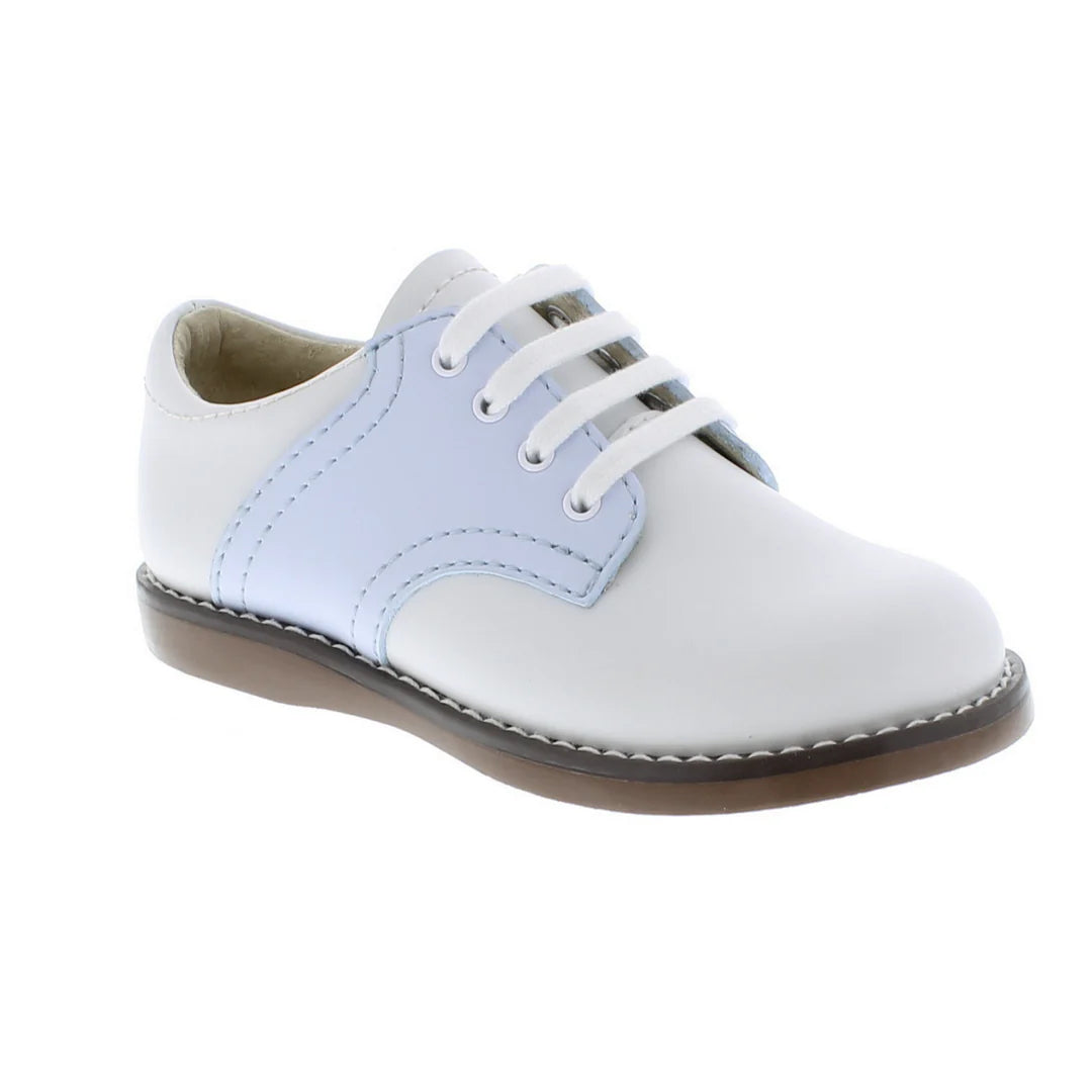 White/Lt. Blue Saddle Oxford