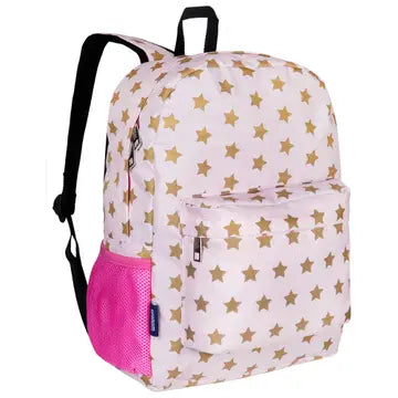 pink and gold Backpack