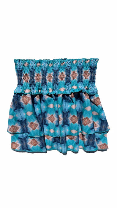 Scottie Skirt-blue/brown