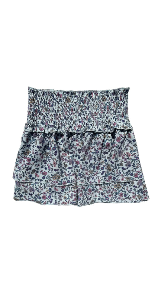 Scottie purple floral skirt