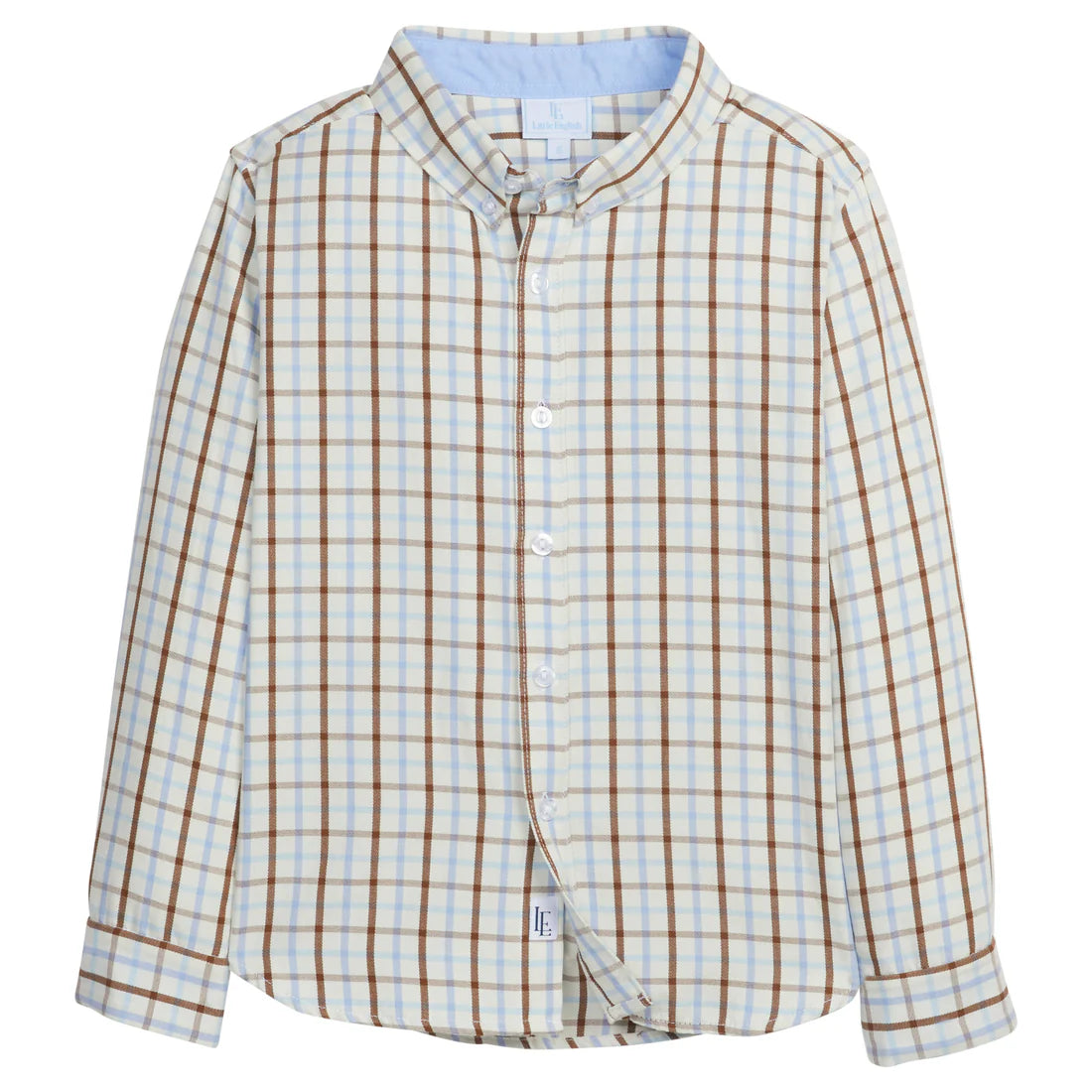 Button down Brownfield plaid