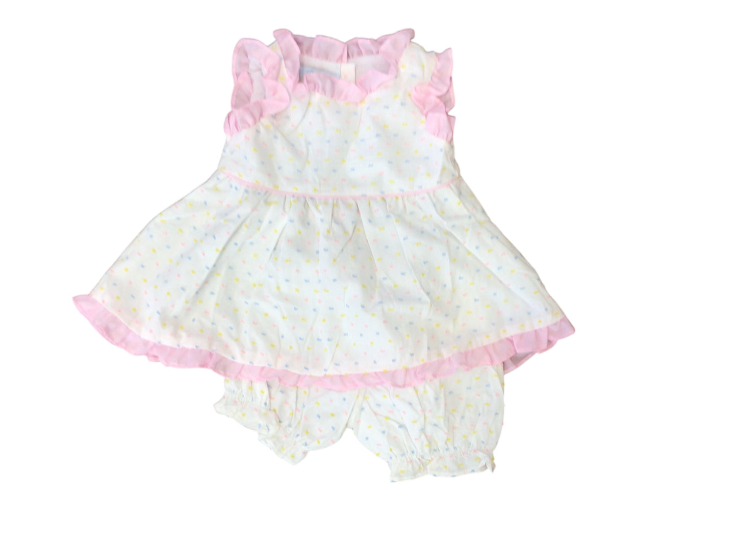 Regean Bloomer Set-Pastel Swiss Dot