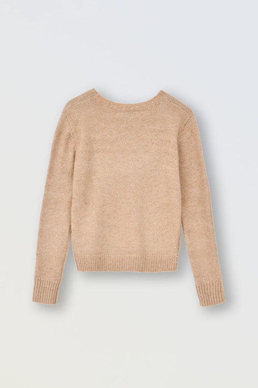 Knited beige sweater