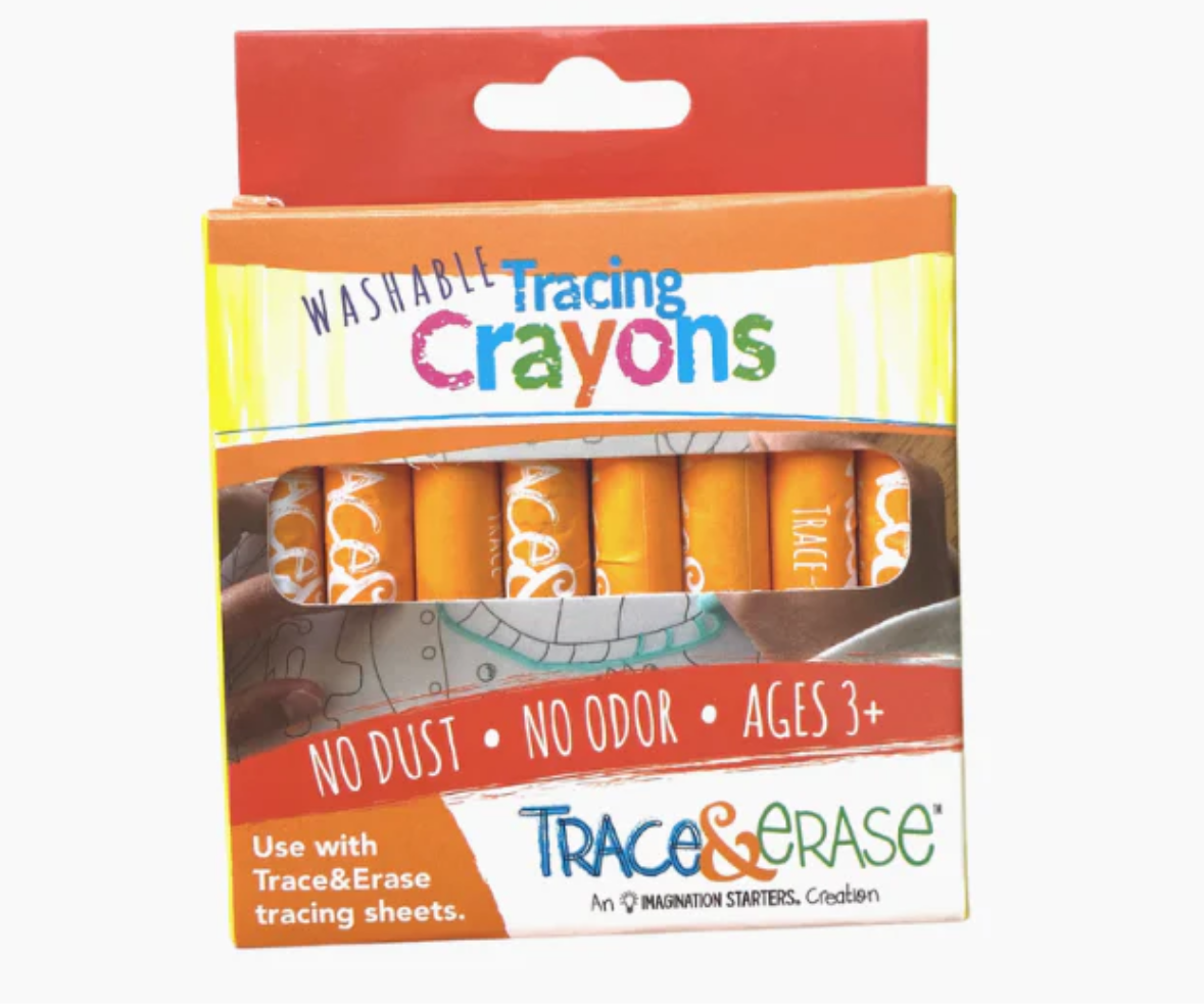 Tracing crayons