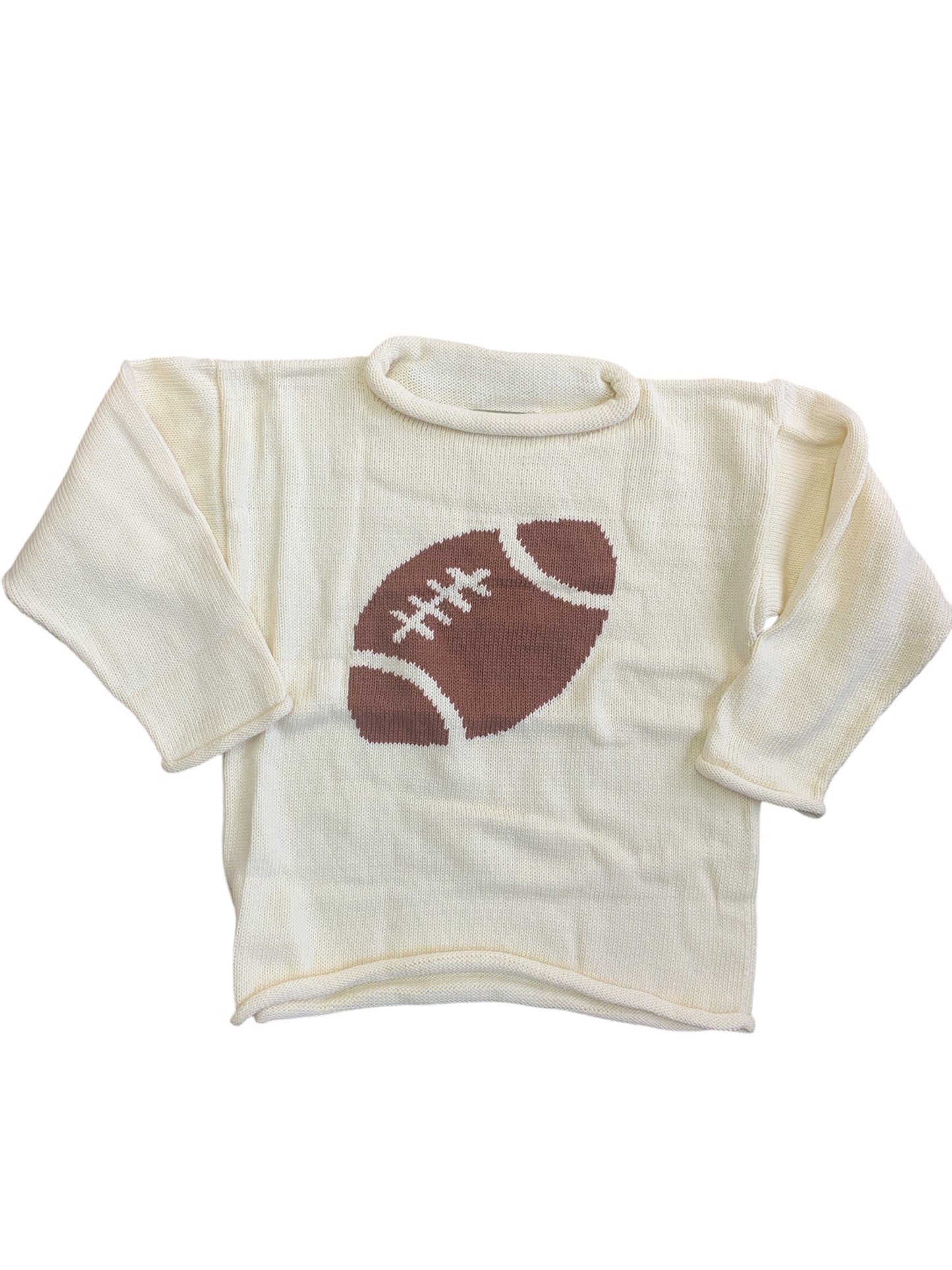 Football Roll Neck Sweater