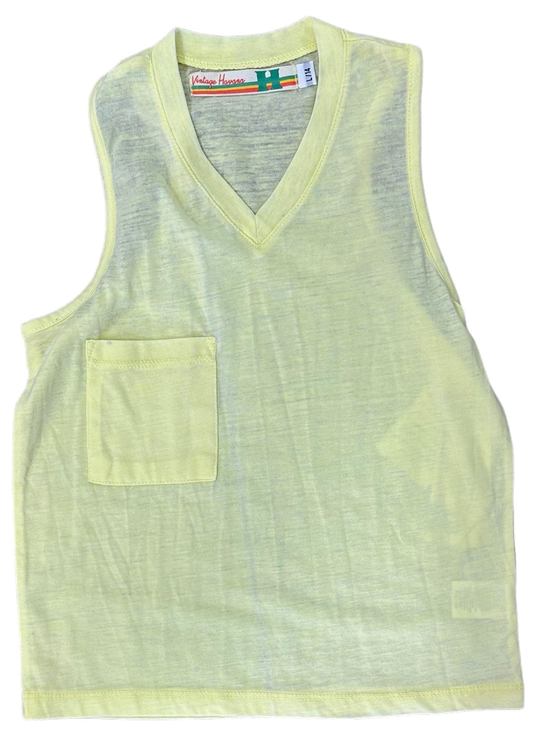 Vneck Pocket Tank