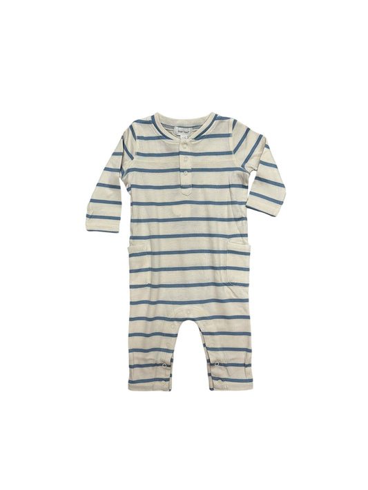 Modal rib stripe romper