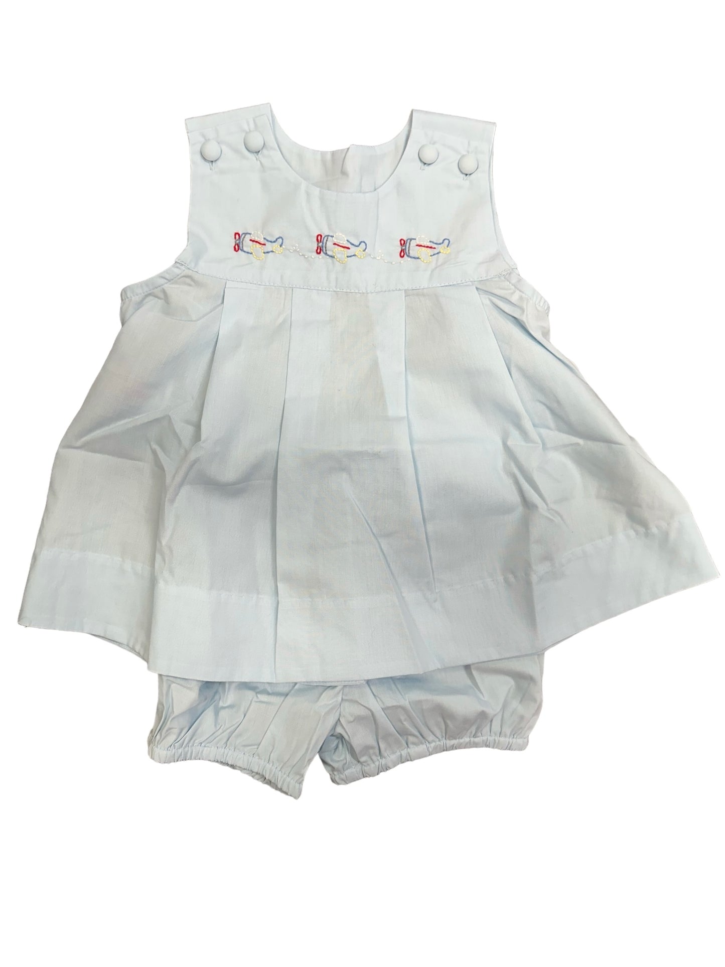 Stitch airplanes boy bloomer set