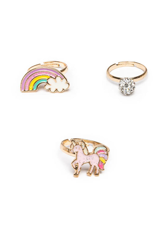 unicorn rainbow rings