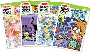 Melissa and Doug phonics comics