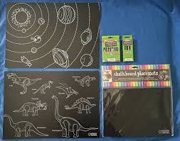 Dinosaur chalk play mat