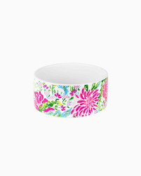 Lilly Pulitzer dog bowl