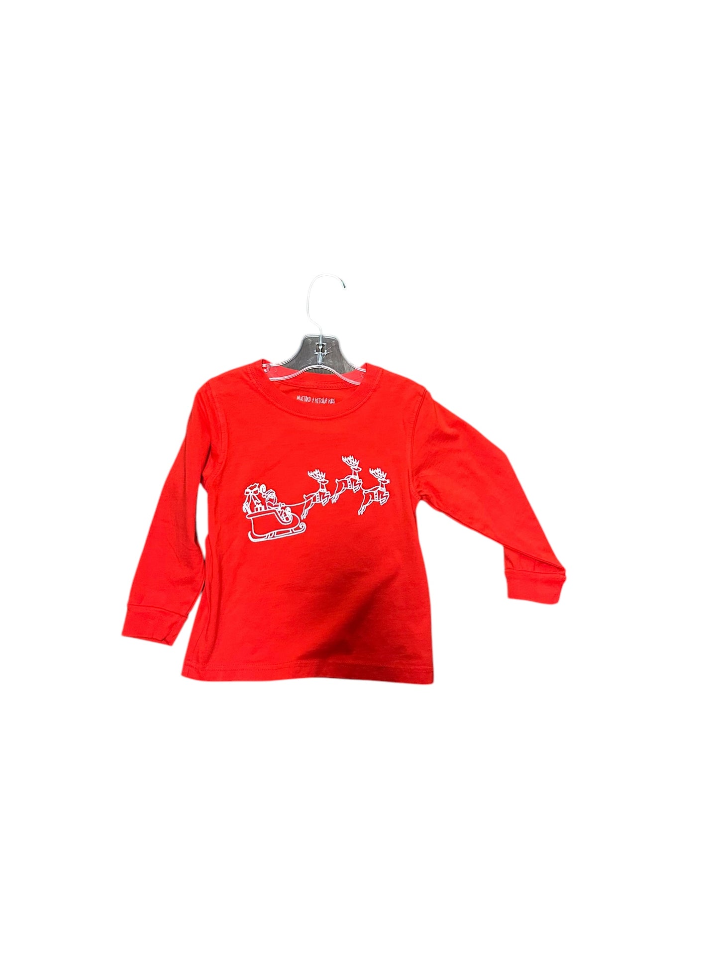 Santa and reindeer t-shirt