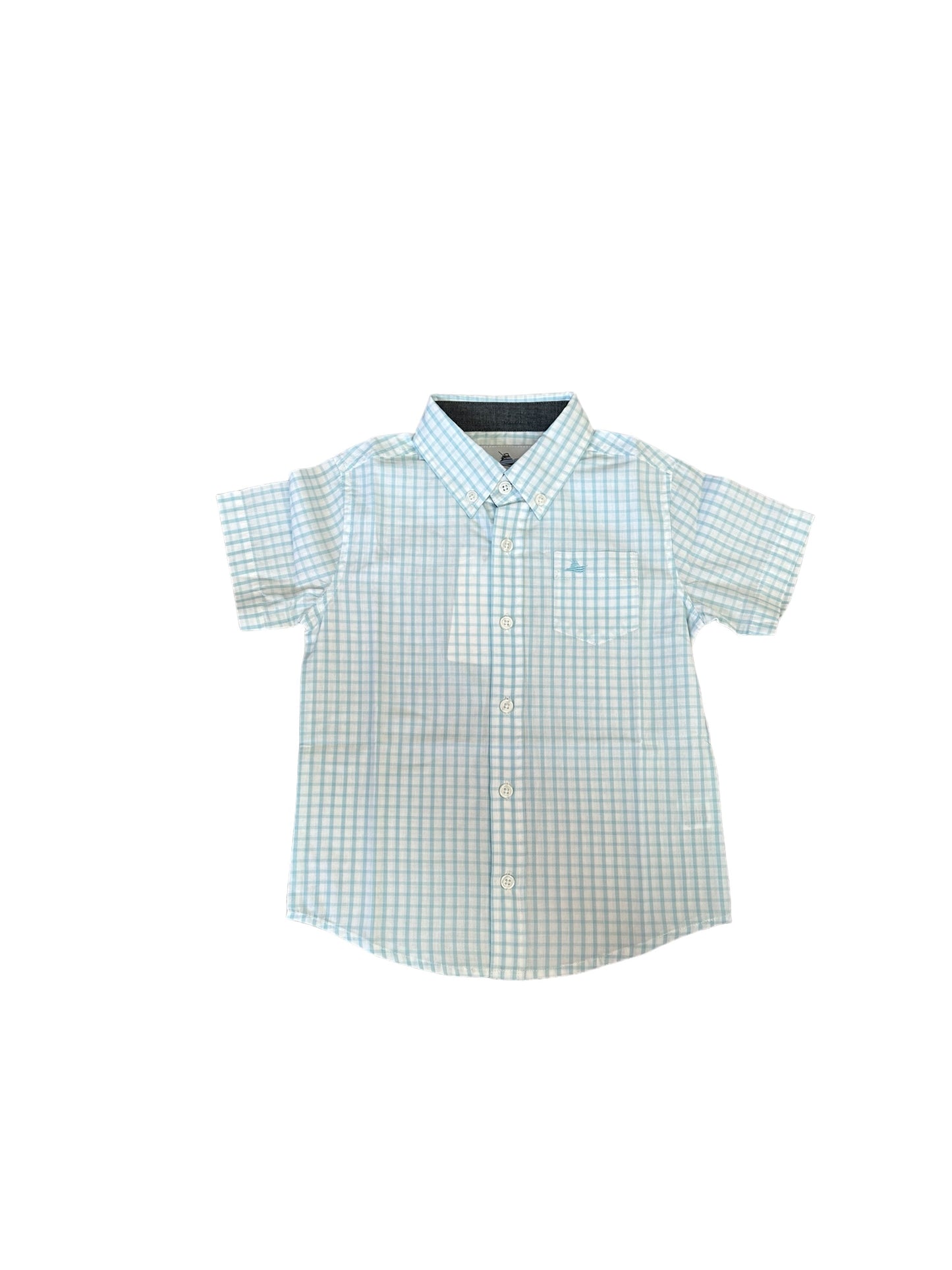 whispering blue dress shirt