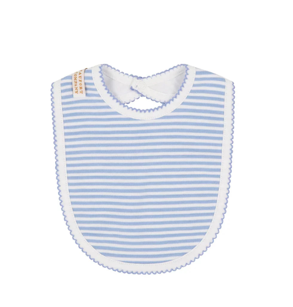 Blue Burp me bib