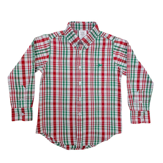 Sleigh plaid carter oxford shirt