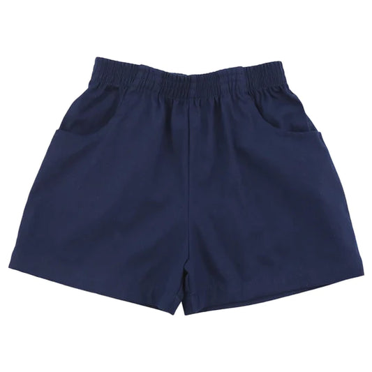 Navy Twill Shorts