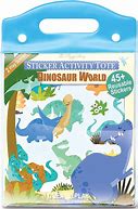 dino world sticker activity tote