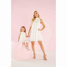 white eyelet bliss dress