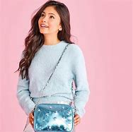 Blue candy gem crossbody bag