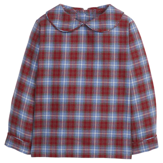 Stafford Plaid PeterPan Shirt