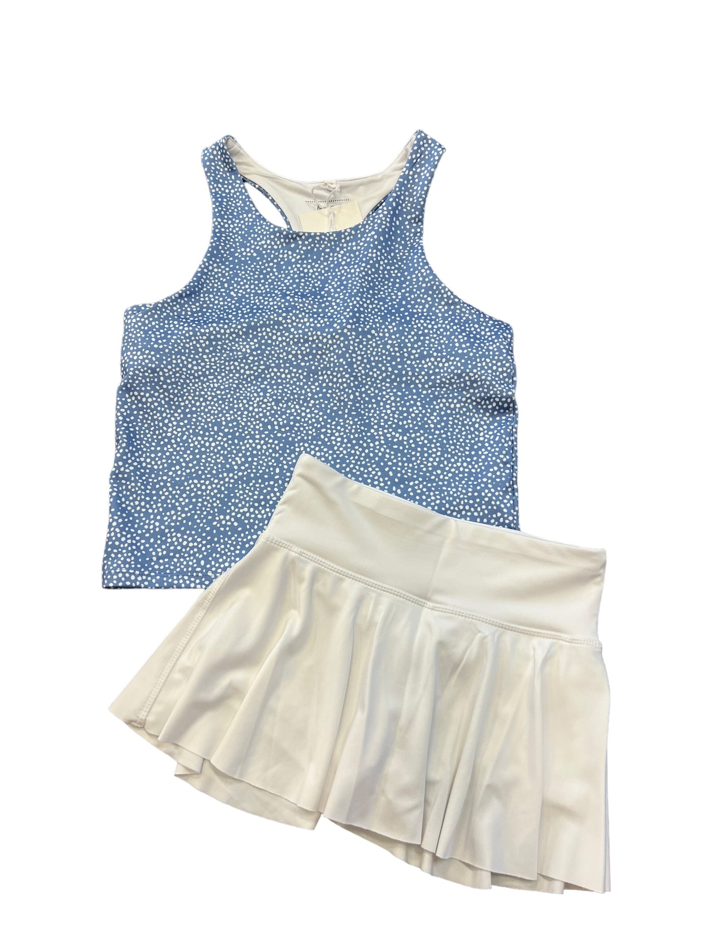 powder blue dot tank