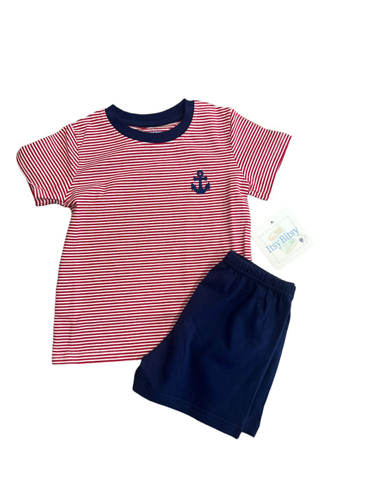 navy boy shorts