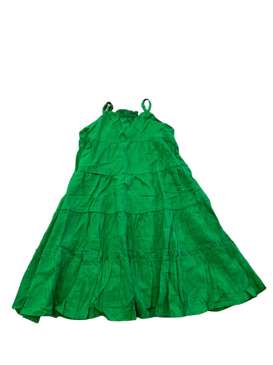 Green tiered dress