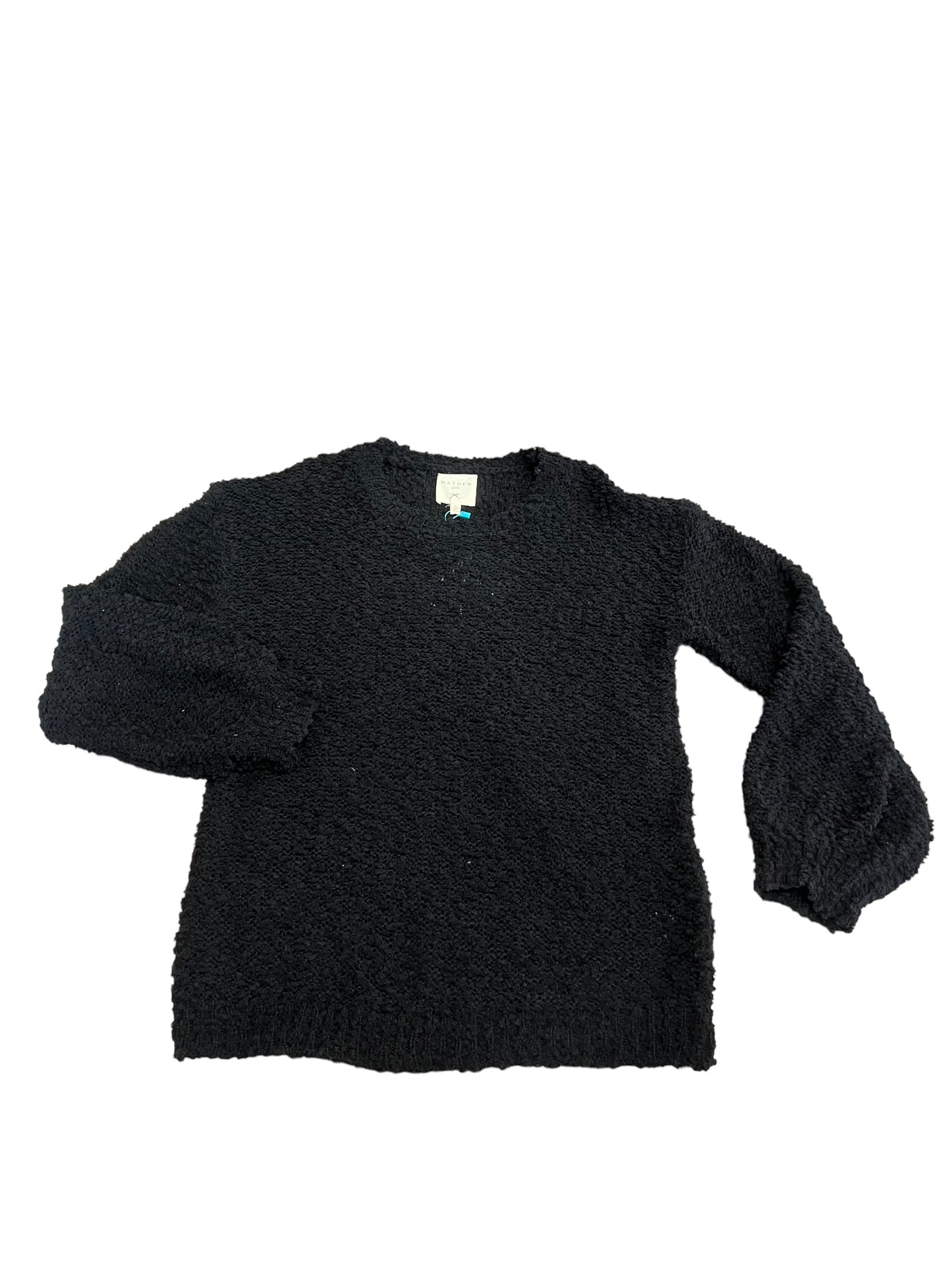 Black popcorn sweater