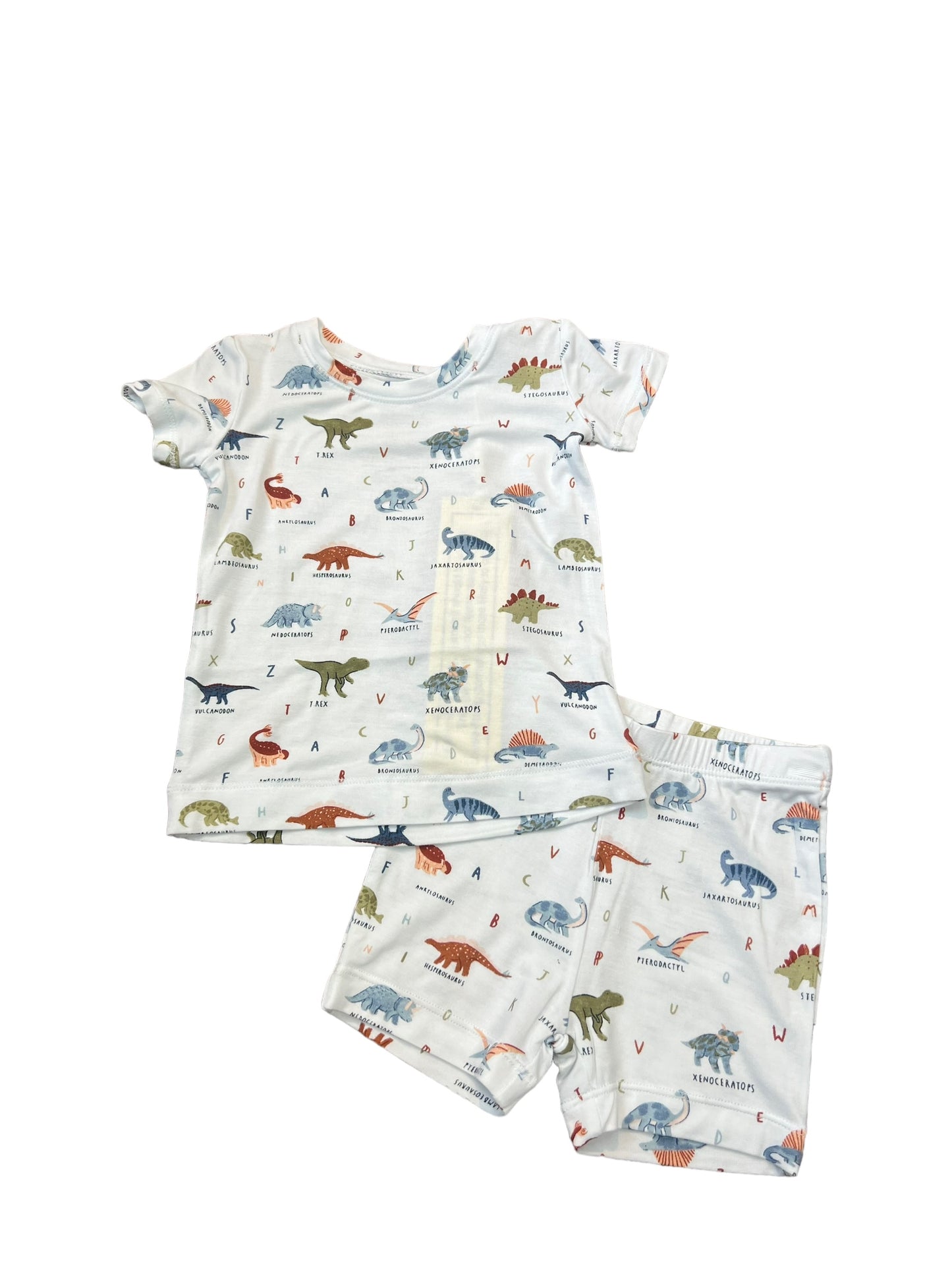 Dinosaur ABC Short set