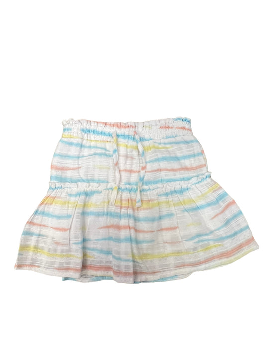 Tie dye gauze skort