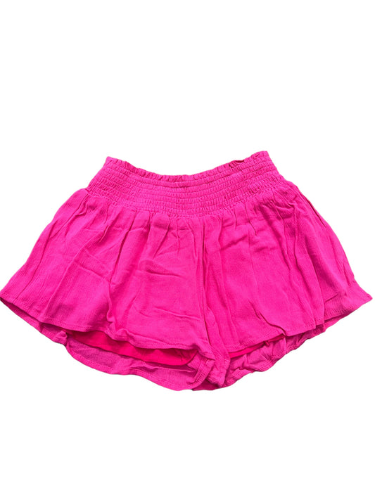 Hot pink shorts