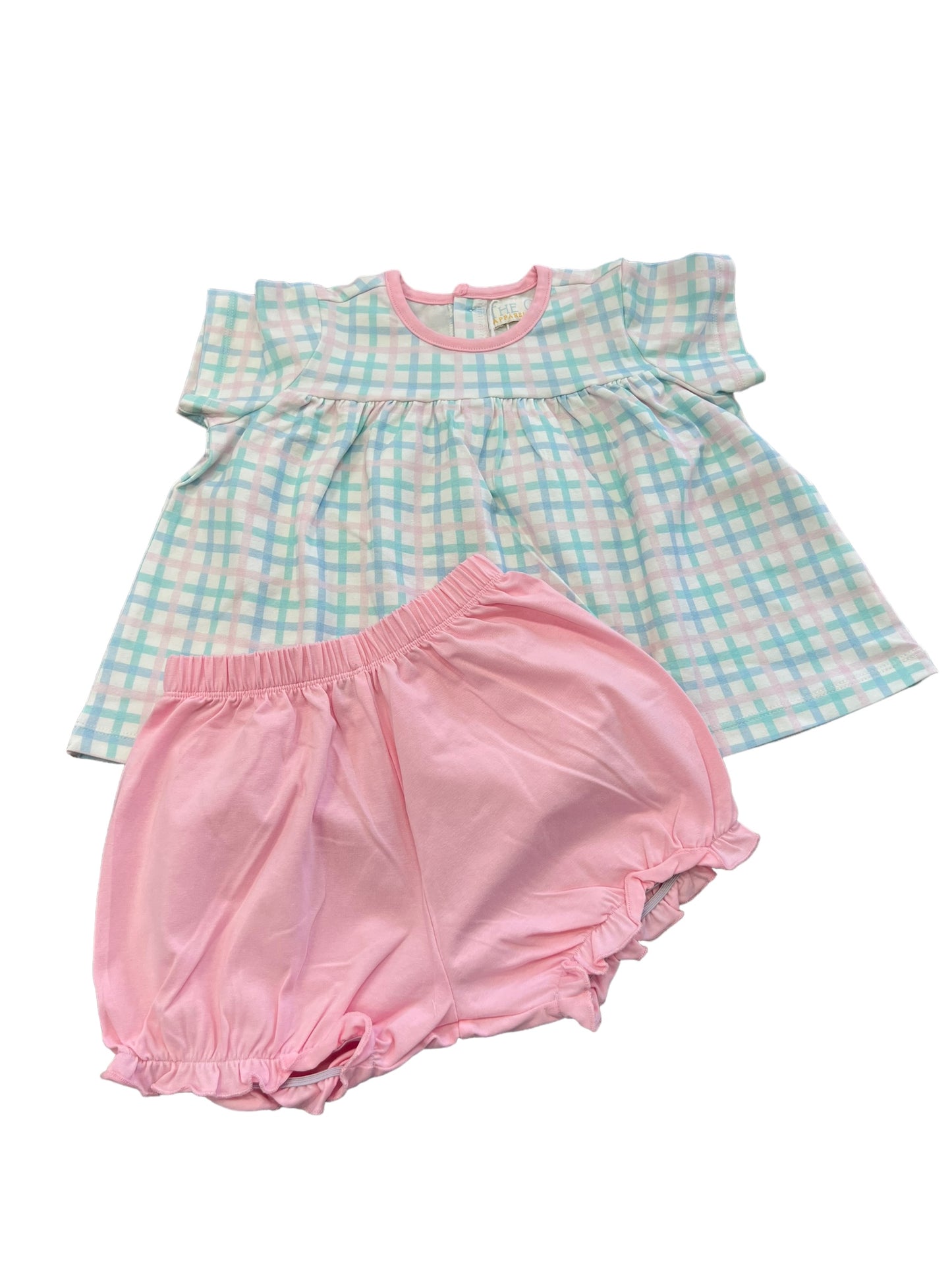 Pastel plaid Set