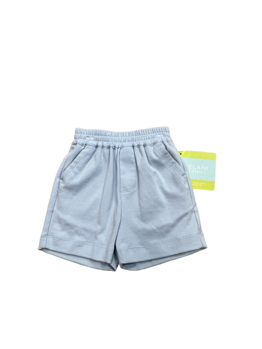 Sky blue knit pocket shorts