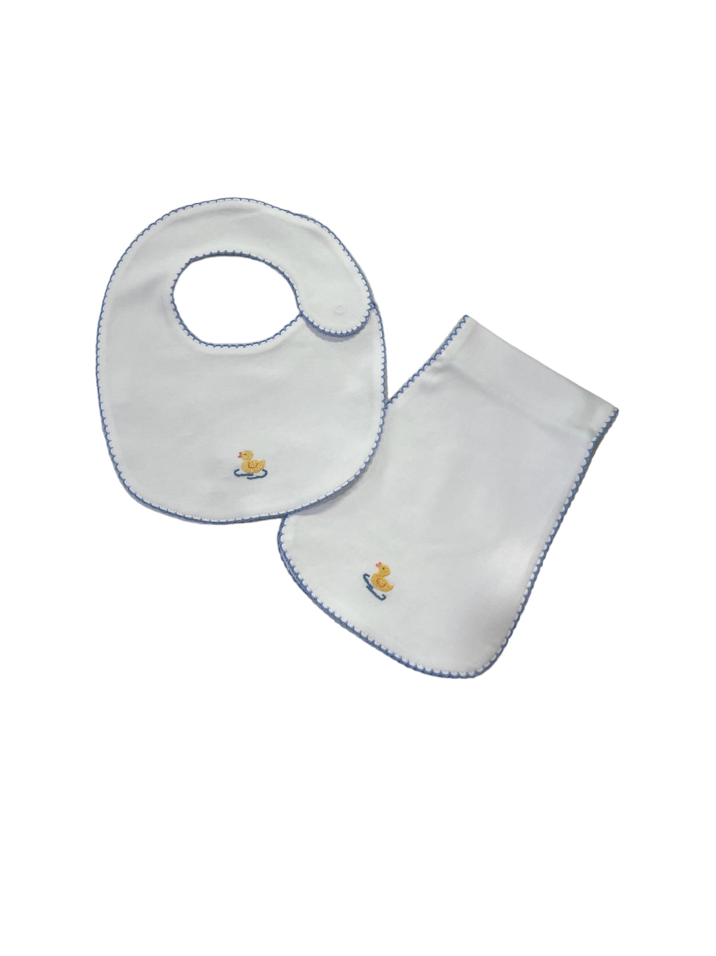 Bib/burp cloth set