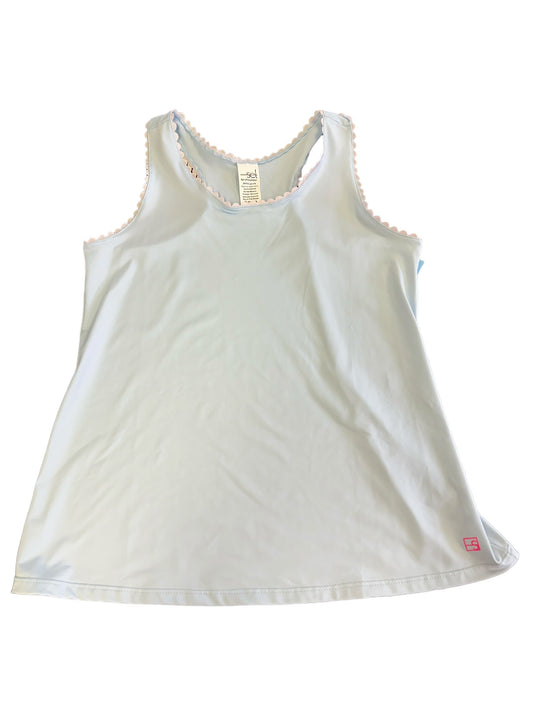 Light blue razor back tank