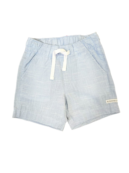 pale blue twill shorts