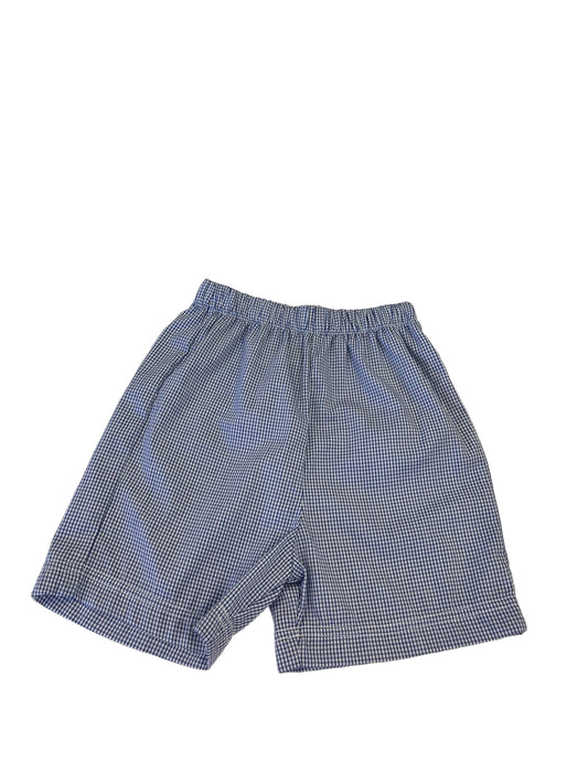 Royal blue check shorts