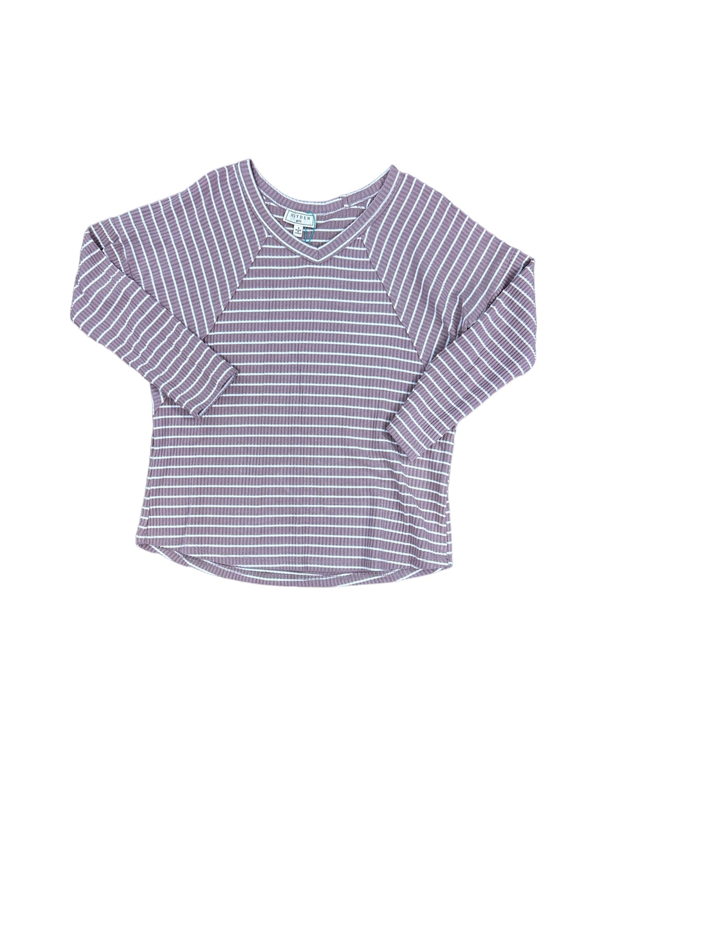 Mauve stripe top